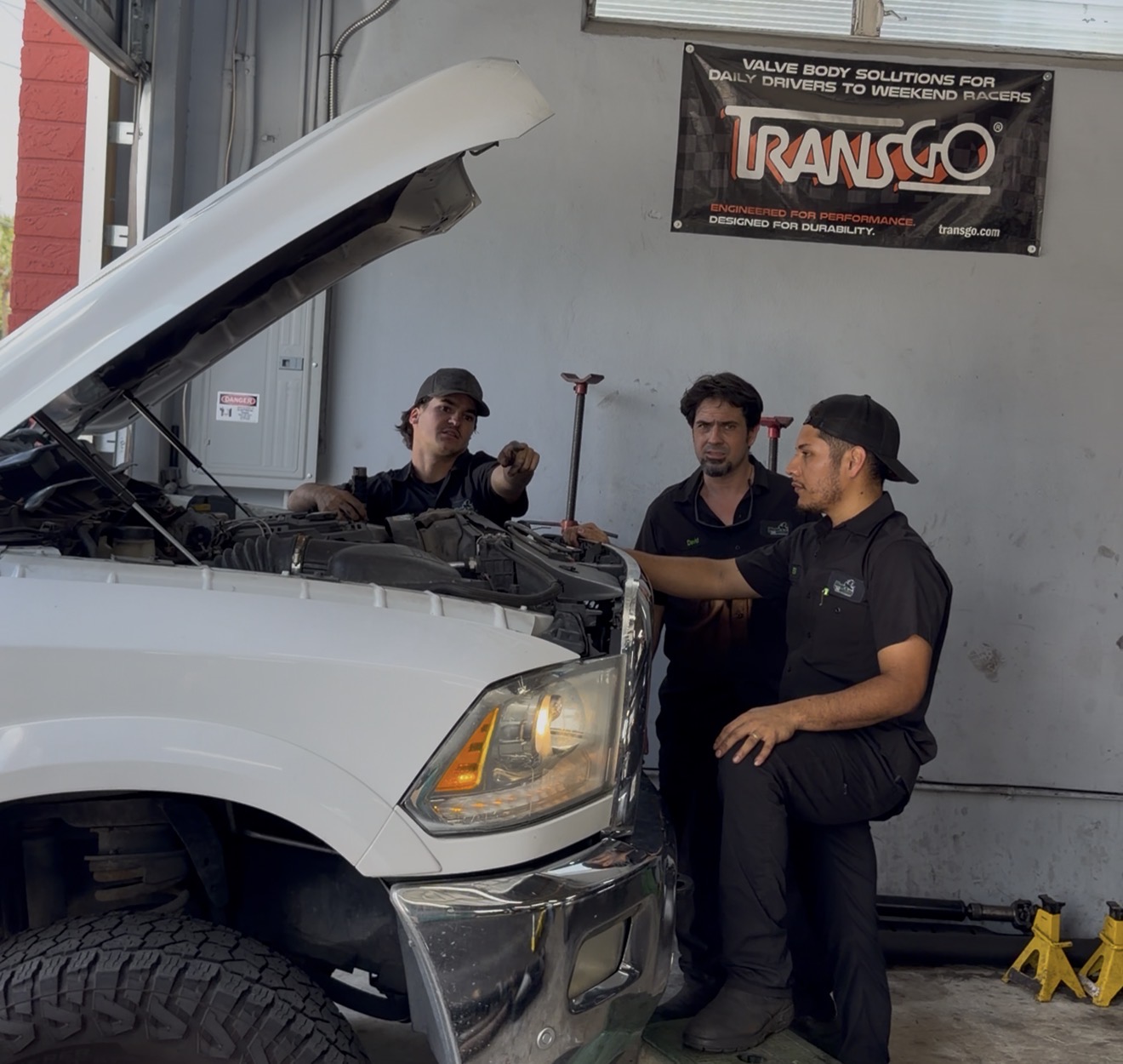 Modern Diesel crew at work