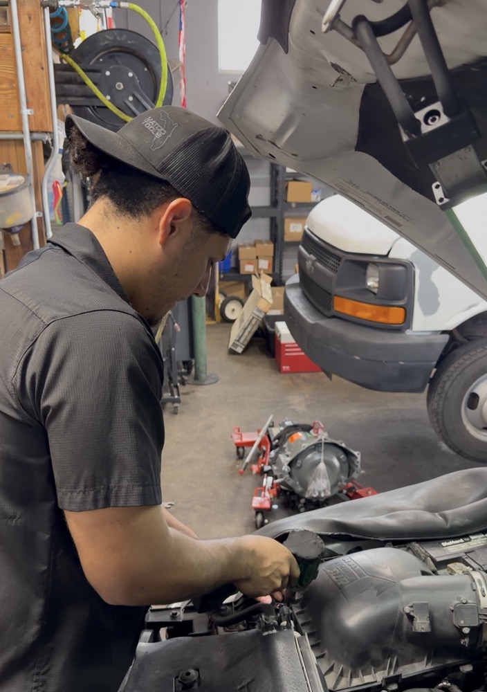 Engine repair at Modern Diesel
