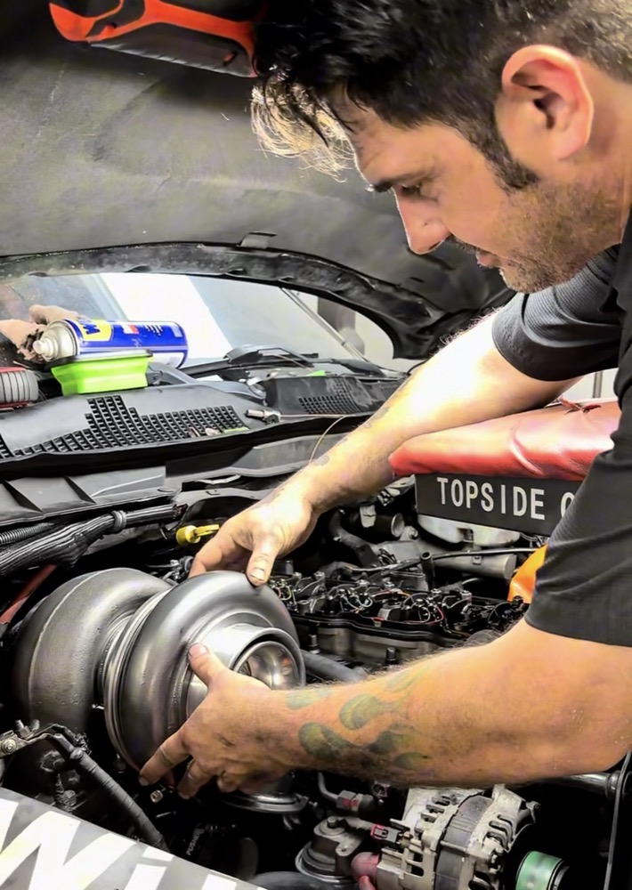 Turbo installation at Modern Diesel